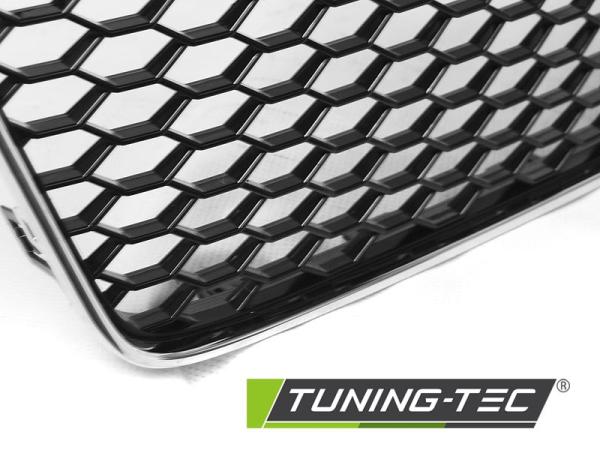 Sportgrill / Kühlergrill für Audi A5 Facelift (8T3) 11-16 chrom/schwarz in Wabendesign
