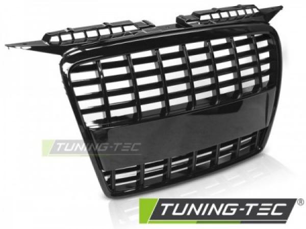 Sportgrill / Kühlergrill kompatibel mit Audi A3 8P 05-08 Hochglanz schwarz