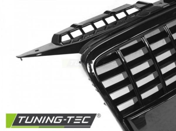 Sportgrill / Kühlergrill kompatibel mit Audi A3 8P 05-08 Hochglanz schwarz
