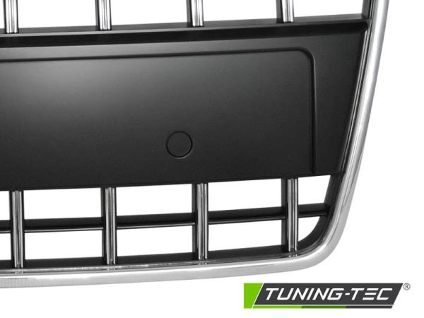 Sportgrill / Kühlergrill für Audi A4 B7 (8E) 04-08 chrom/matt schwarz