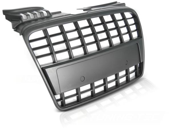 Sportgrill / Kühlergrill für Audi A4 B7 (8E) 04-08 matt schwarz