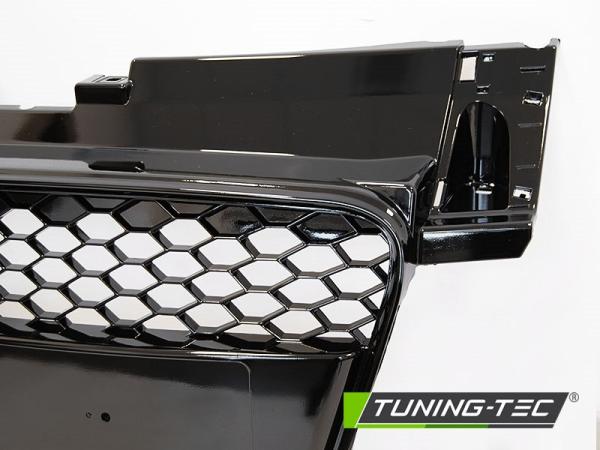 Sportgrill / Kühlergrill für Audi TT 8J Coupe/Roadster 06-14 Hochglanz schwarz in Wabendesign