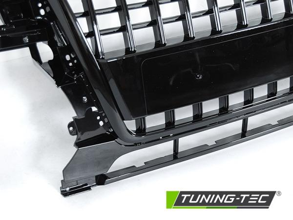 Sportgrill / Kühlergrill für Audi Q5 08-12 schwarz glänzend