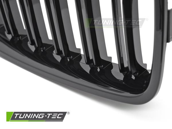 Sportgrill Doppelsteg Nieren für BMW 3er F30/F31 Limousine/Touring 11-18 Hochglanz schwarz