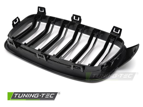 Sportgrill Doppelsteg Nieren für BMW 3er F30/F31 Limousine/Touring 11-18 Hochglanz schwarz