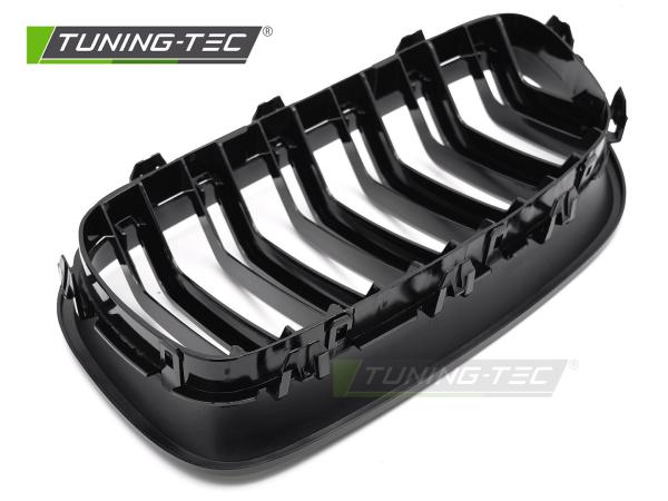 Doppelsteg Sportgrill Nieren für BMW 5er F10/F11 Limousine/Touring 10-16 Hochglanz schwarz