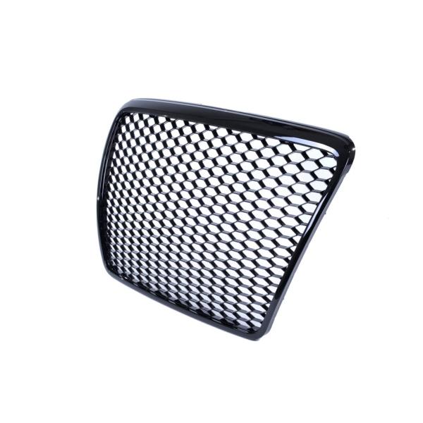 Kühlergrill Wabengrill Schwarz glanz passend für Audi A6 C6 4F Facelift 08-11