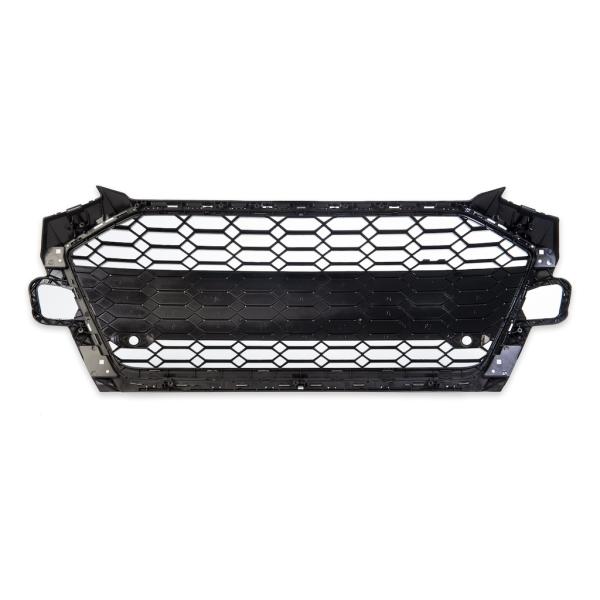 Wabengrill Kühlergrill Schwarz Glanz für Audi A4 B9 Facelift ab 2019 nicht RS4
