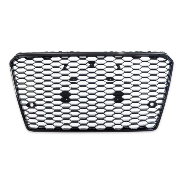 Wabengrill Kühlergrill Schwarz glanz Gitter für Audi A7 C7 2010-2014 kein RS7