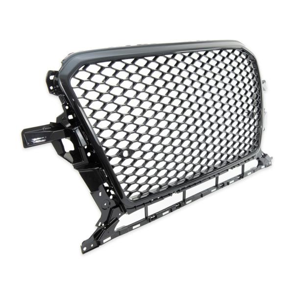 Kühlergrill Wabendesign Grill Schwarz glanz für Audi Q5 8R ab 2012-2017