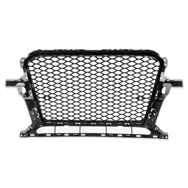 Kühlergrill Wabendesign Grill Schwarz glanz für Audi Q5 8R ab 2012-2017