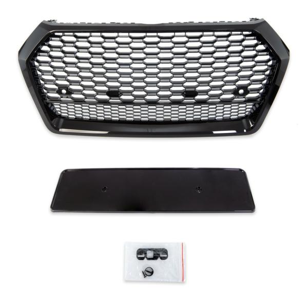 Kühlergrill Waben Grill Sport Schwarz hochglanz passt für Audi Q5 FY 2017-2020