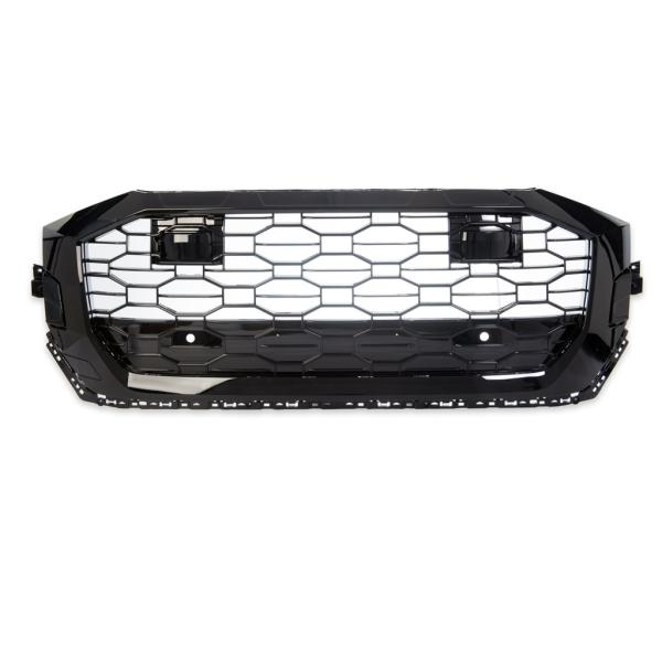 Kühlergrill Waben Grill Sport Schwarz Glanz passt für Audi Q8 4M außer RSQ8
