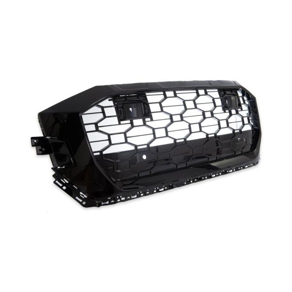 Kühlergrill Waben Grill Sport Schwarz Glanz passt für Audi Q8 4M außer RSQ8