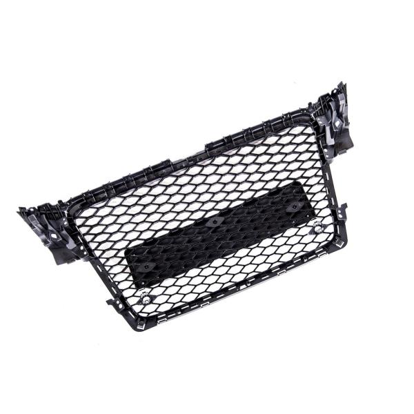 Kühlergrill Waben Sport Grill Schwarz glanz für Audi A4 B8 08-12 kein RS4