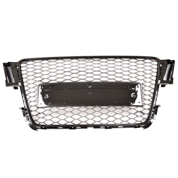 Sport Kühlergrill Wabengrill schwarz hochglanz für Audi A5 8T ab 07-12 kein RS5