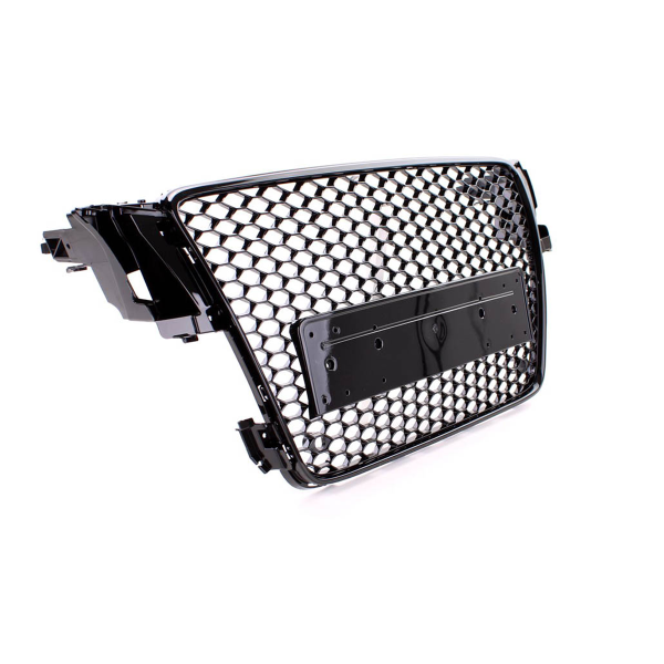 Sport Kühlergrill Wabengrill schwarz hochglanz für Audi A5 8T ab 07-12 kein RS5