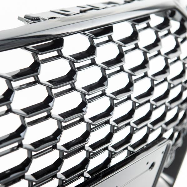 Kühlergrill Wabendesign Grill Schwarz glanz komplett für Audi A5 F5 außer RS5