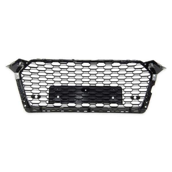 Kühlergrill Wabendesign Grill Schwarz glanz komplett für Audi A5 F5 außer RS5