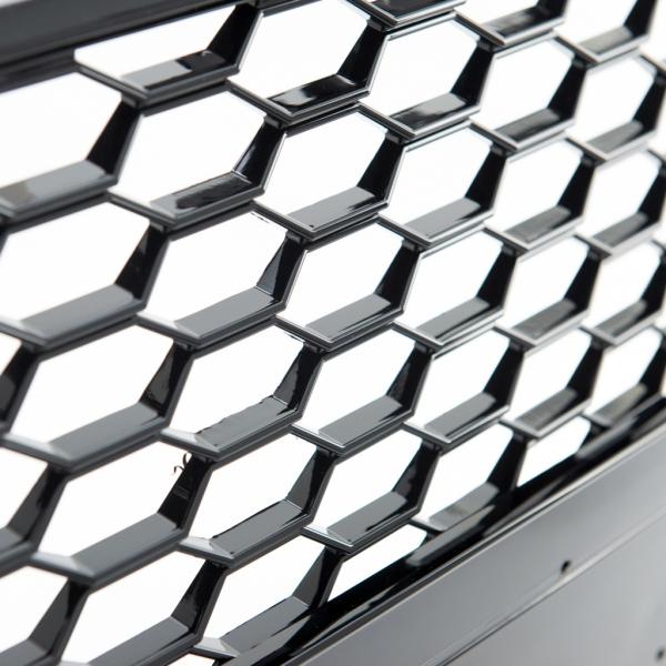 Wabengrill Kühlergrill schwarz glanz für AUDI A6 C7 4G Limo Avant  2015-2018