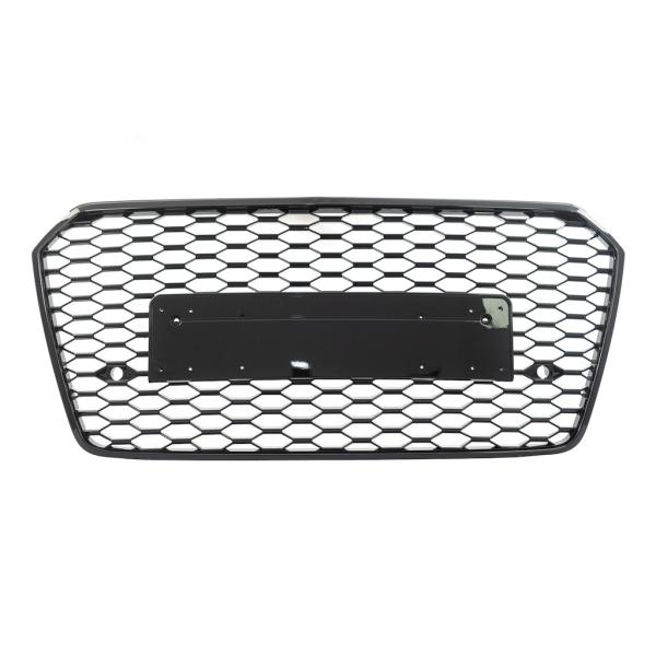 Wabengrill Kühlergrill schwarz glanz passt für Audi A7 C7 ab 2014-2018 kein RS7
