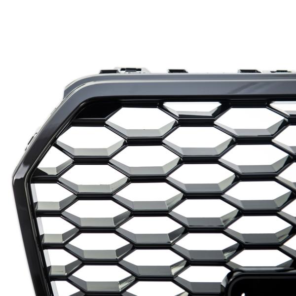 Wabengrill Kühlergrill schwarz glanz passt für Audi A7 C7 ab 2014-2018 kein RS7