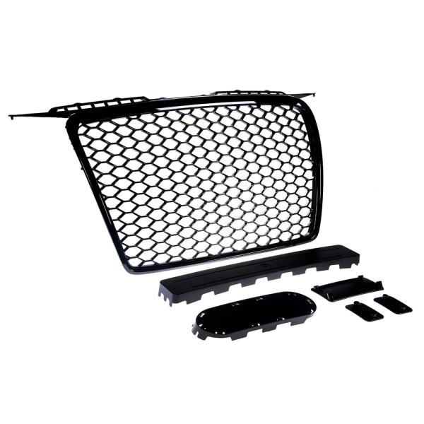 Kühlergrill Waben Grill Schwarz hochglanz passt für Audi A3 8P 03-08