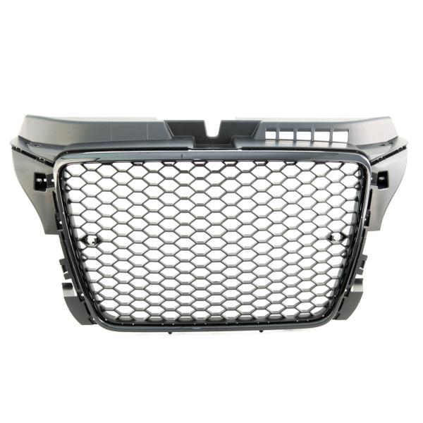 Kühlergrill Wabengrill Schwarz Glanz passt für Audi A3 8P Facelift 08-13