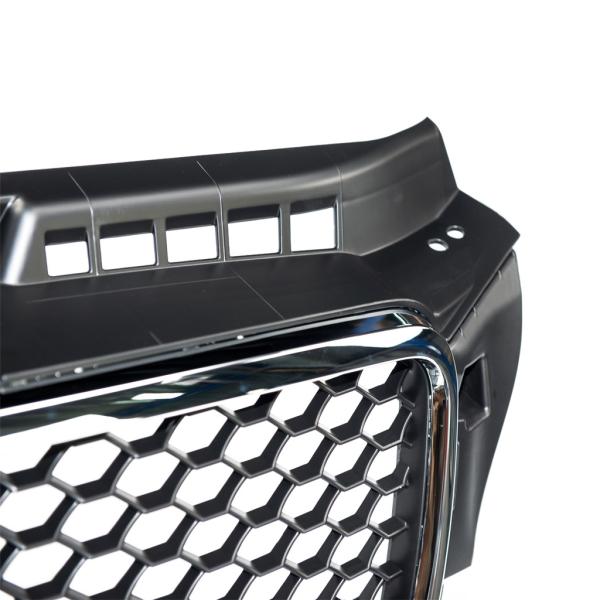Kühlergrill Wabendesign Grill Schwarz glanz komplett für Audi A5 F5 außer RS5