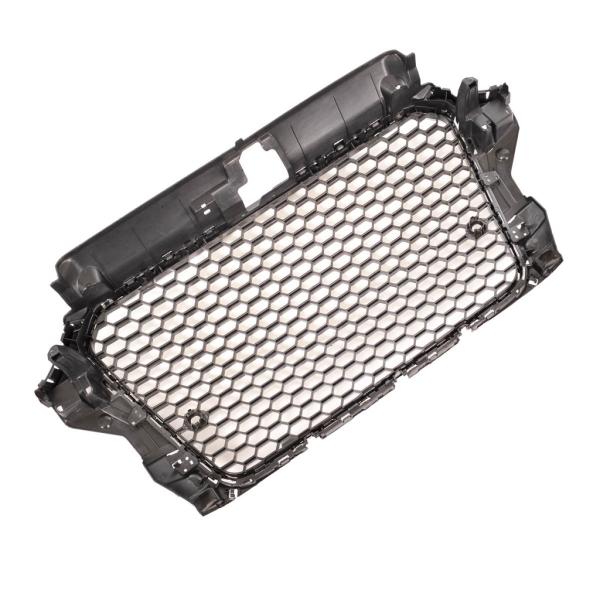 Sportgrill / Kühlergrill für Audi A3 8V 12-16 Hochglanz Schwarz / Chrom in Wabendesign