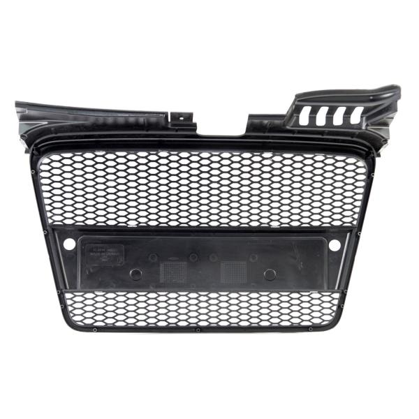 Sportgrill / Kühlergrill für Audi A4 B7 05-08 Matt-schwarz in Wabengitter Optik mit PDC
