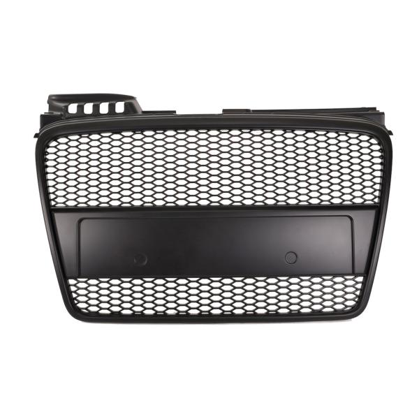 Sportgrill / Kühlergrill für Audi A4 B7 05-08 matt-schwarz in Wabengitter Optik