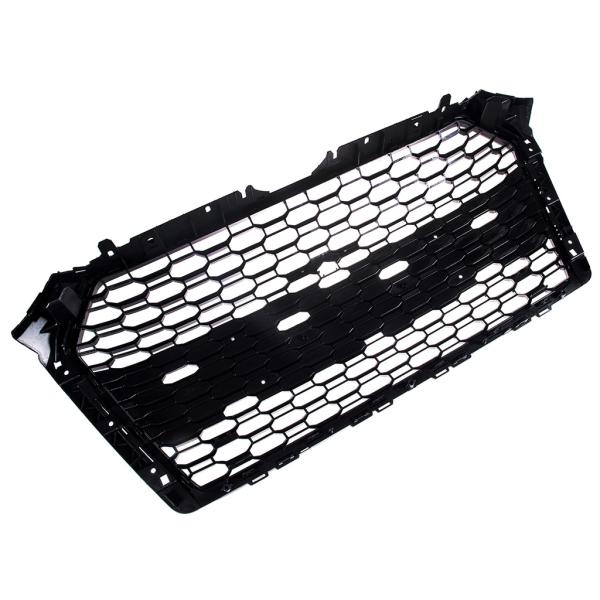 Wabengrill Kühlergrill Schwarz Glanz für Audi A4 B9 Facelift ab 2015 nicht RS4