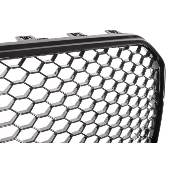 Kühlergrill Waben Grill Glanz Schwarz passt für Audi A5 B8 8T Facelift