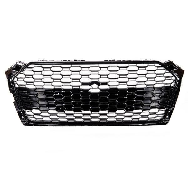 Kühlergrill Grill Wabendesign hochglanz Schwarz passt für Audi A5 F5 kein S5 RS5