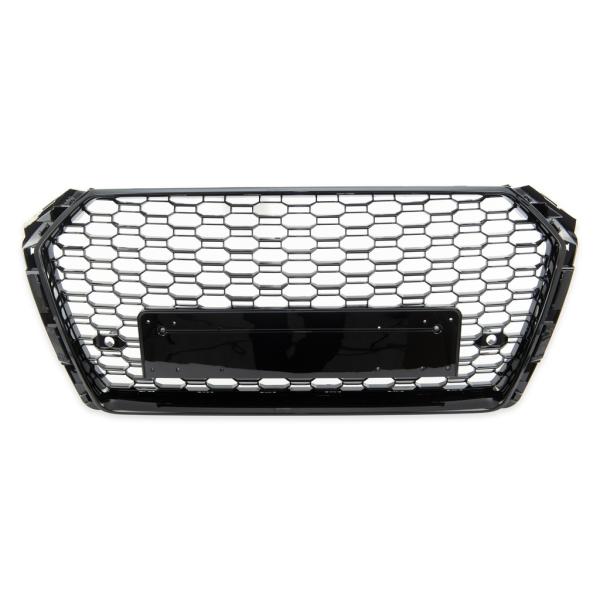 Kühlergrill Wabengrill Schwarz glanz passt für Audi A4 B9 ab 2015-2019 kein RS4