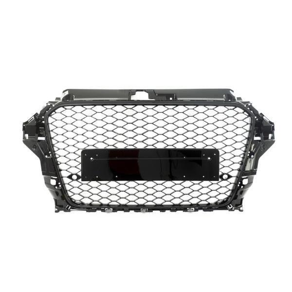 Wabendesign Kühlergrill Schwarz Glanz +PDC passt für Audi A3 8V 12-16 ohne RS3