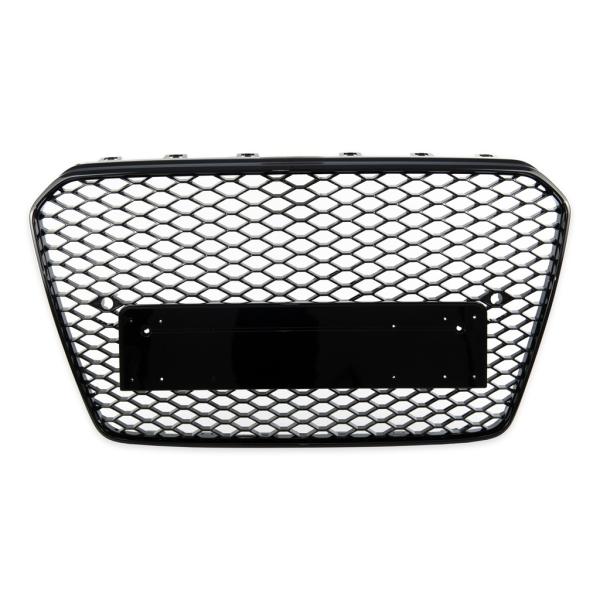 Sport Kühlergrill Grill ohne Emblem Schwarz glanz für Audi A5 B8 8T 11-16