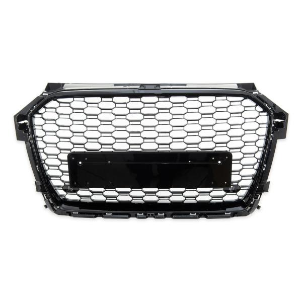 Kühlergrill Grill Wabendesign Schwarz glanz für Audi A5 8T 2007-2011 nicht S5
