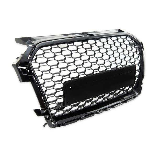 Kühlergrill Grill Wabendesign Schwarz glanz für Audi A5 8T 2007-2011 nicht S5