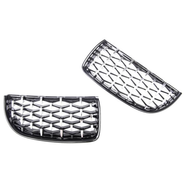 Sportgrill Kühlergrill für BMW 3er E90 / E91 05-08 schwarz/chrom