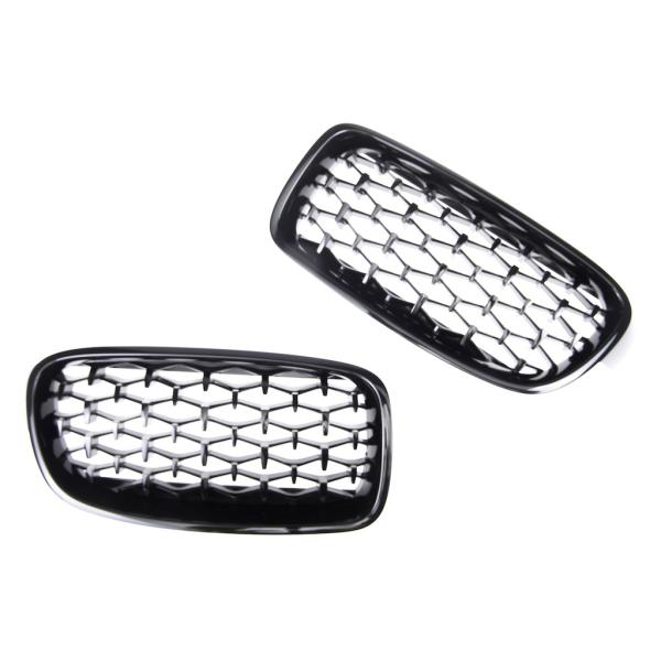 Sportgrill Kühlergrill für BMW 3er F30 / F31 11-18 Hochglanz schwarz
