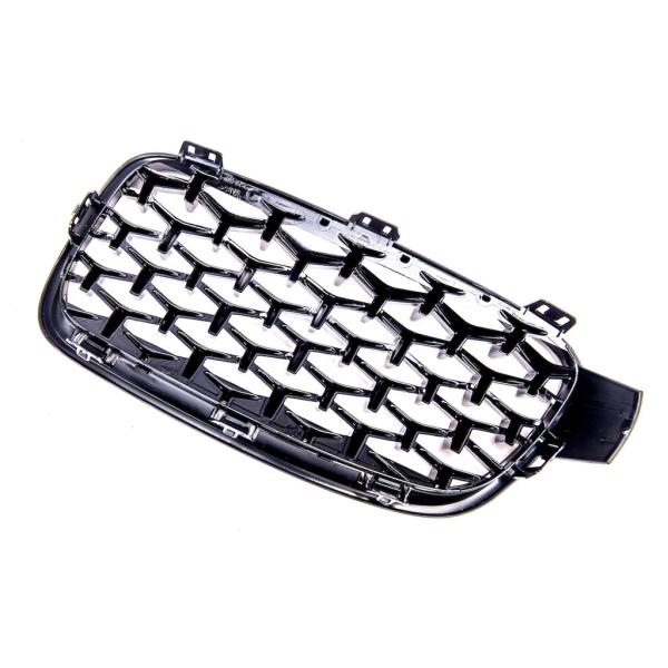 Sportgrill Kühlergrill für BMW 3er F30 / F31 11-19 Hochglanz schwarz/chrom