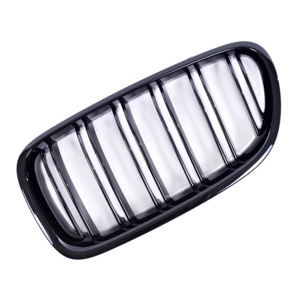 Kühlergrill Set Grill Schwarz Glanz Doppelsteg passend für BMW F10 F11 auch M M5