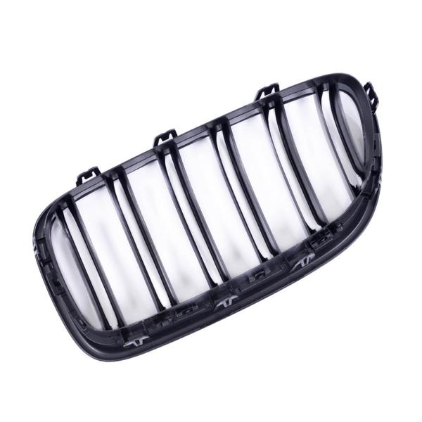 Kühlergrill Set Grill Schwarz Glanz Doppelsteg passend für BMW F10 F11 auch M M5