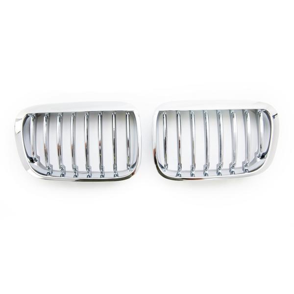 Kühlergrill / Sportgrill chrom für BMW 3er E46 Limo, Touring,Compact 98-01