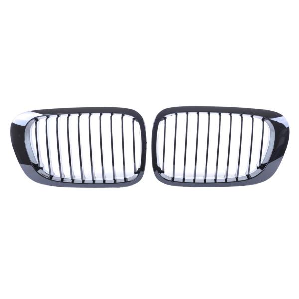 Set Sport Kühlergrill Performance schwarz glanz für BMW E46 Coupe Cabrio 99-03