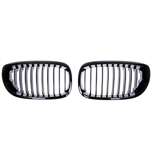 Kühlergrill Performance Schwarz matt für BMW E46 Coupe Cabrio Facelift ab 2003