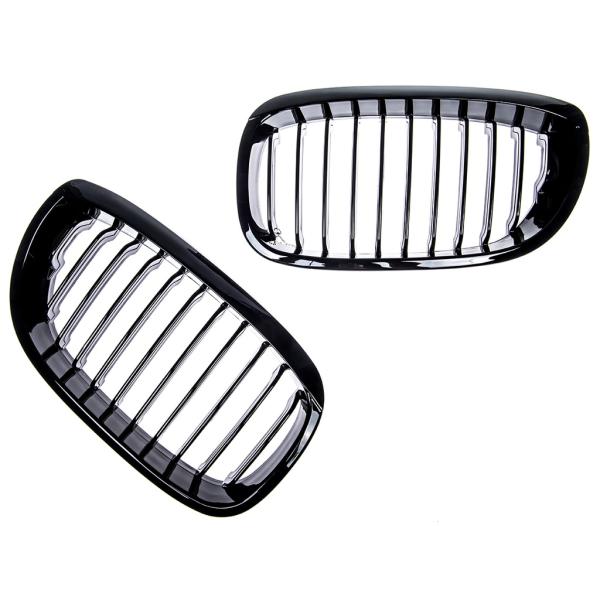 Kühlergrill Performance Schwarz matt für BMW E46 Coupe Cabrio Facelift ab 2003