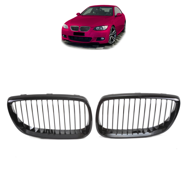 SET Kühlergrill Sport-Performance Schwarz Glanz passend für BMW E92 E93+ M3 M